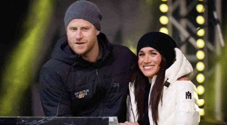 Prince Harry and Meghan Markle at Invictus Hames