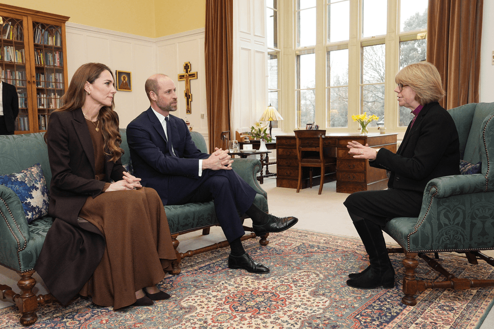 Prince William and Princess Kate meet Sarah Mullally