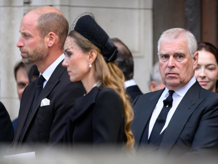 Prince William and Prince Andrew