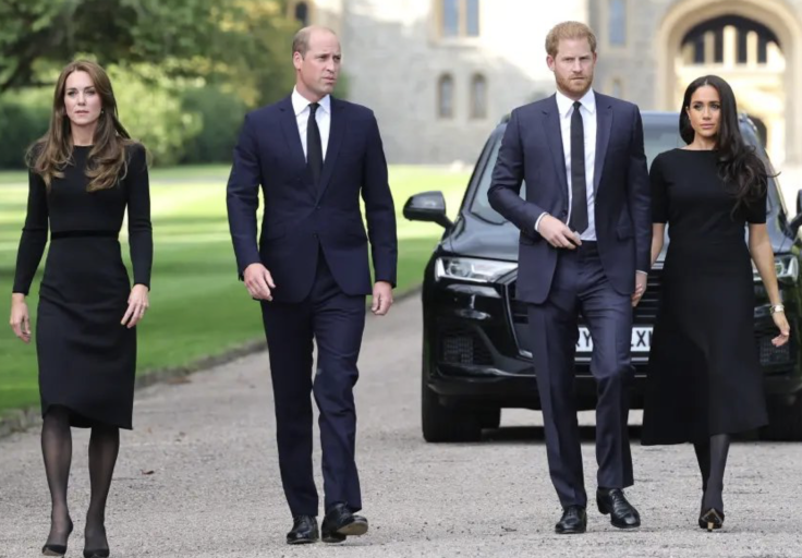 Princess Kate, Prince William, Prince Harry and Meghan Markle