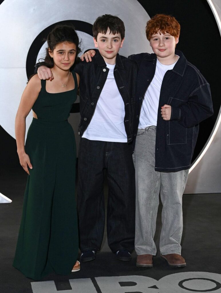 Arabella Staunton, Dominic McLaughlin and Alastair Stout at the "HBO Max UK and Ireland" launch party (March 25, 2026)