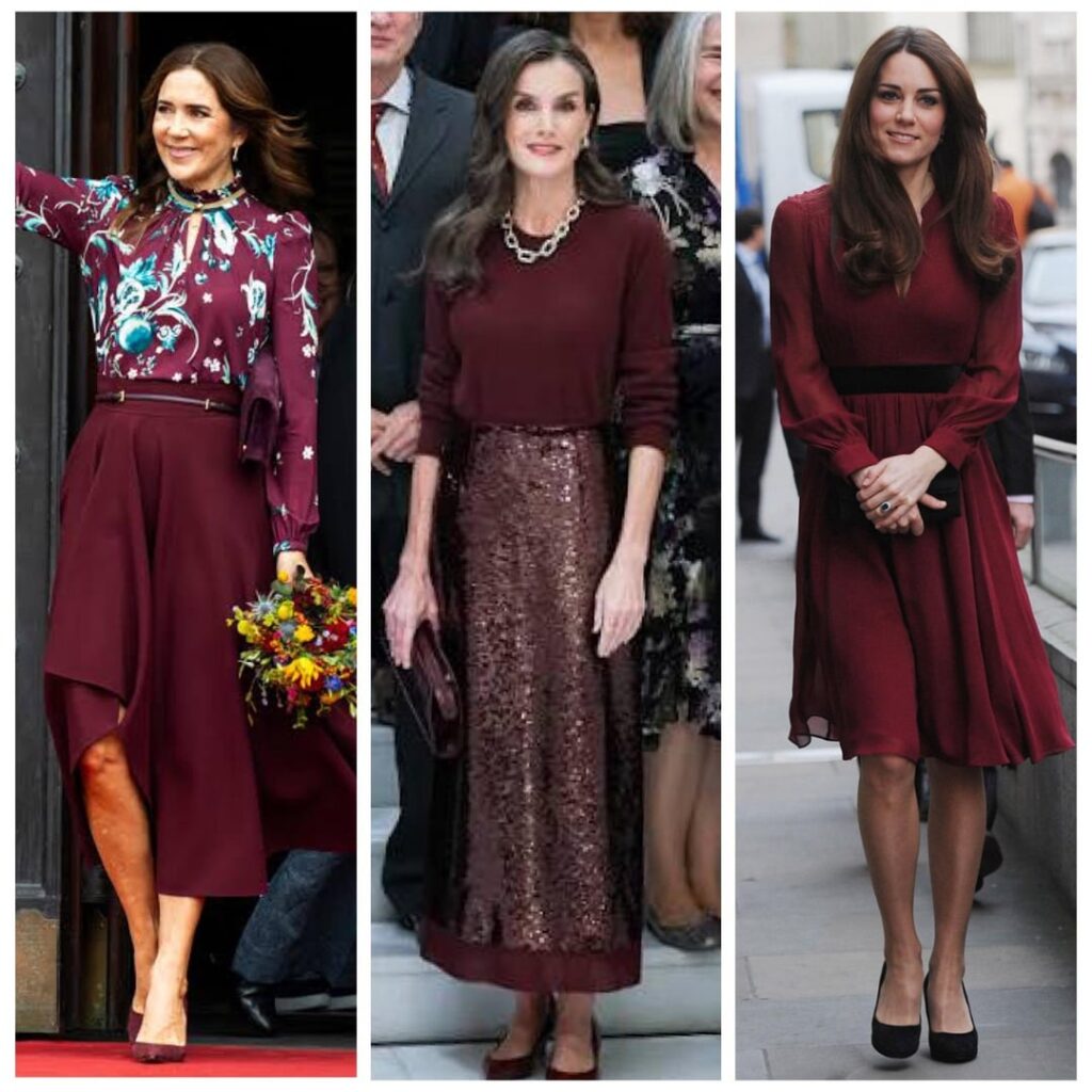 Burgundy is the hottest color of AW 2025, who pulls off the best burgundy look?