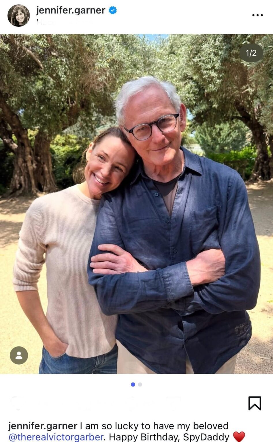 Jennifer Garner celebrates her ‘Alias’ dad Victor Garber’s 77th birthday