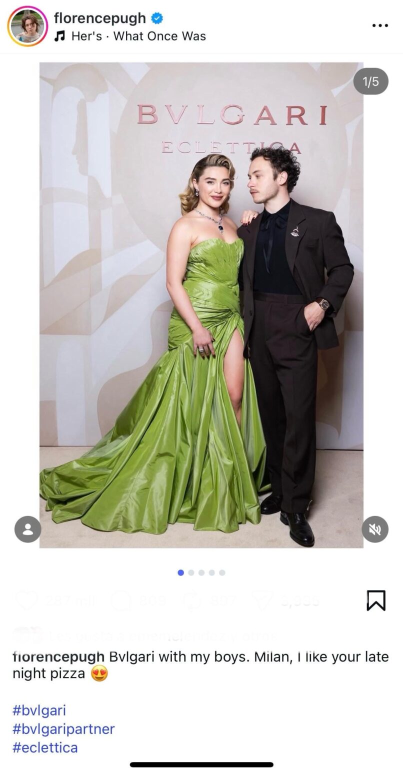 Florence Pugh goes Instagram Official with boyfriend Finn Cole