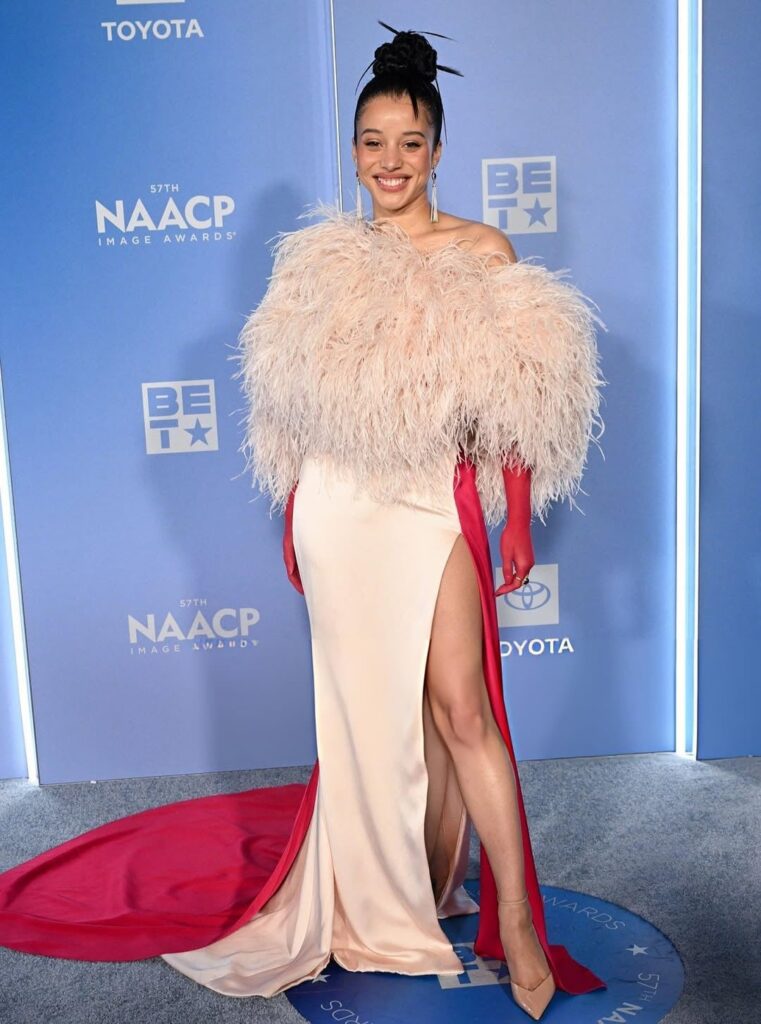Chase Infiniti at the 57th NAACP Image Awards in Pasadena, California | February 28, 2026