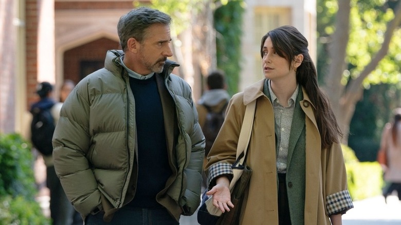 Steve Carell and Charly Clive as Greg and Katie Russo in Rooster