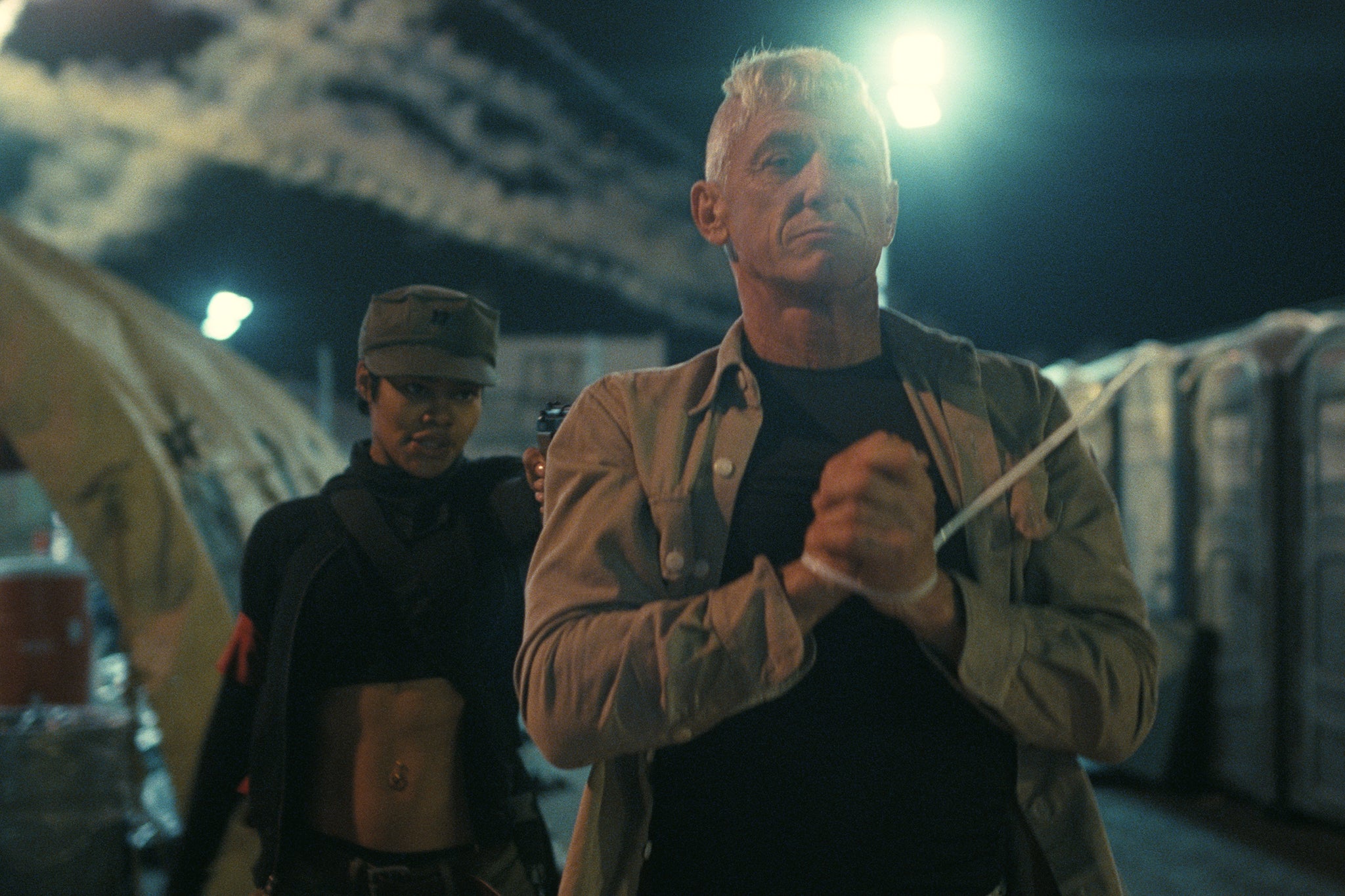 Mad for it: Sean Penn (with Teyana Taylor) in ‘One Battle After Another’