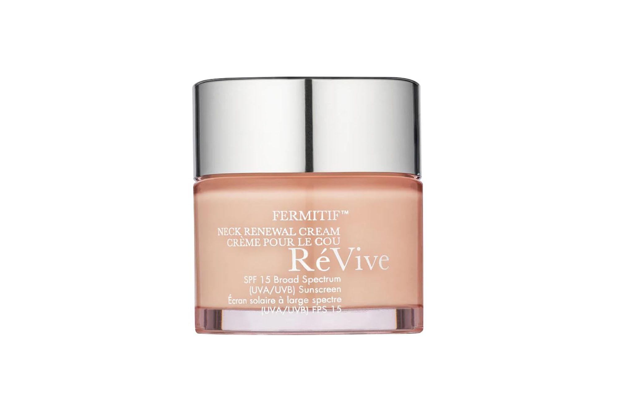 RéVive Fermitif Neck Renewal Cream with SPF 15 sunscreen.