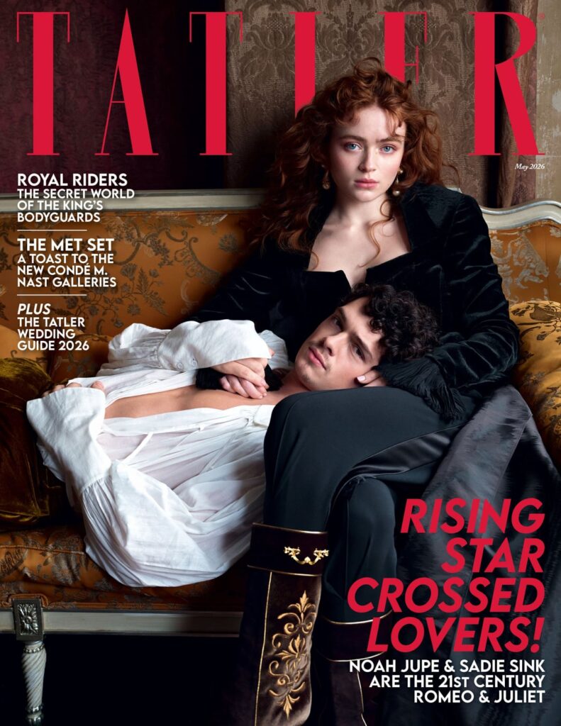 Sadie Sink & Noah Jupe for Tatler Magazine : 21st century Romeo & Juliet photographed by Oli Kearon - May 2026 Issue