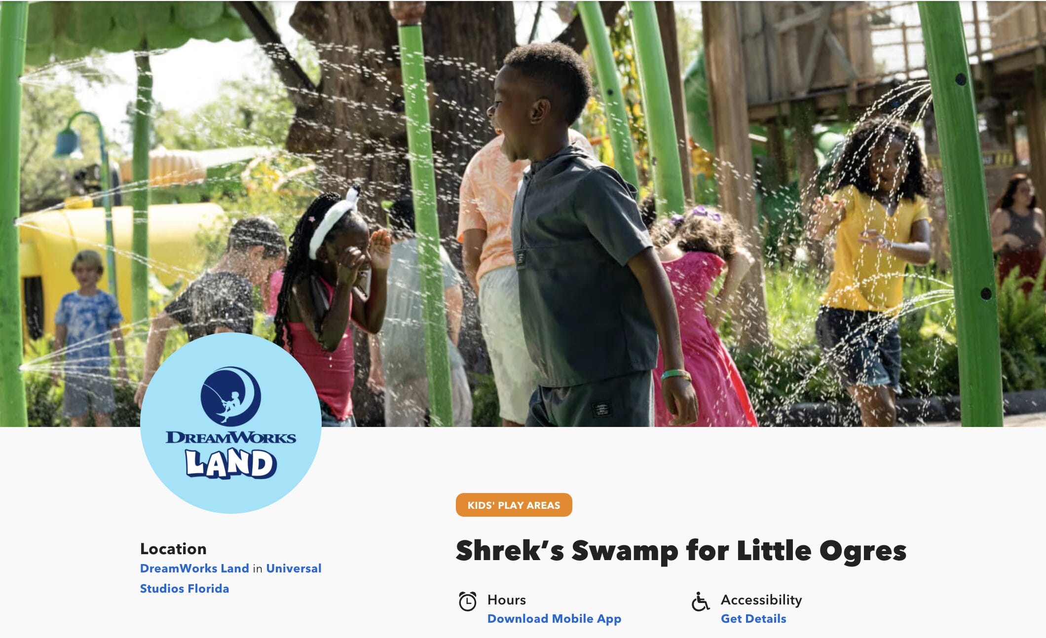 Shrek’s Swamp Splash Pad Paved Over
