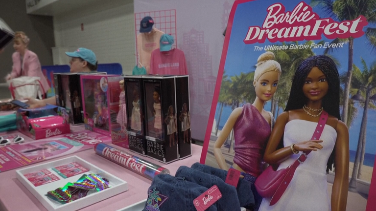 Brenna Miller was unimpressed by the merch prices. Pic: AP