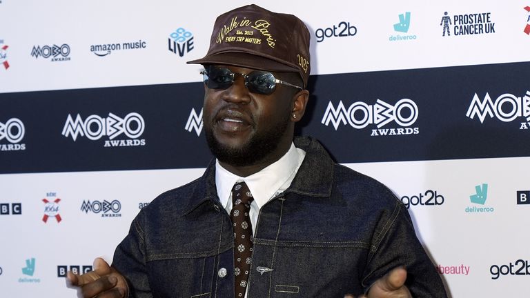 Femi Koleoso, of Ezra Collective, was also among the winners. Pic: Peter Byrne/PA