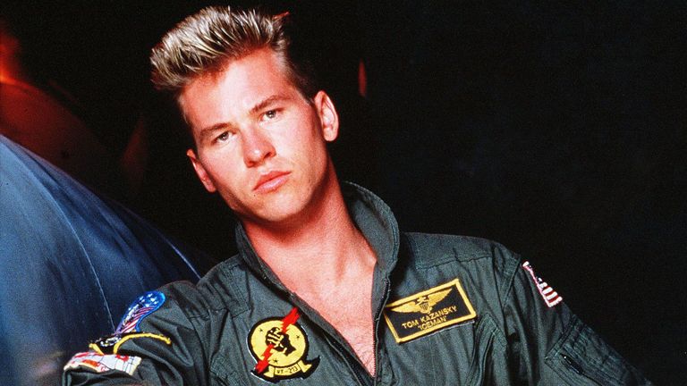 Val Kilmer in Top Gun, 1986. Pic: Paramount/Kobal/Shutterstock


