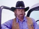 Chuck Norris as modern-day Texas Ranger Cordell Walker in the action-adventure series Walker, Texas Ranger.