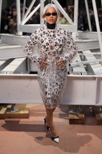 Teyana Taylor at the Chanel fashion show as part of Paris Fashion Week Fall 2026 held at Grand Palais on March 09, 2026 in Paris, France.