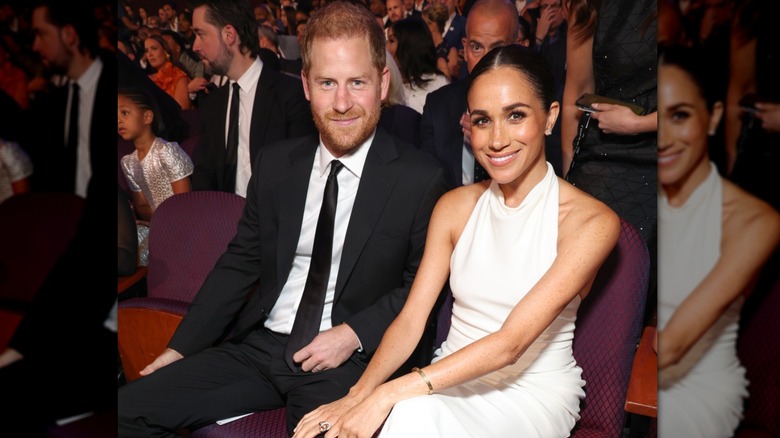 Prince Harry, Duke of Sussex and Meghan, Duchess of Sussex attend the 2024 ESPY Awards at Dolby Theatre (2024)