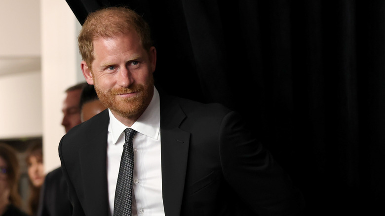 Prince Harry, Duke of Sussex attends the Project Healthy Minds 3rd Annual Gala at Spring Studios on October 09, 2025 in New York City