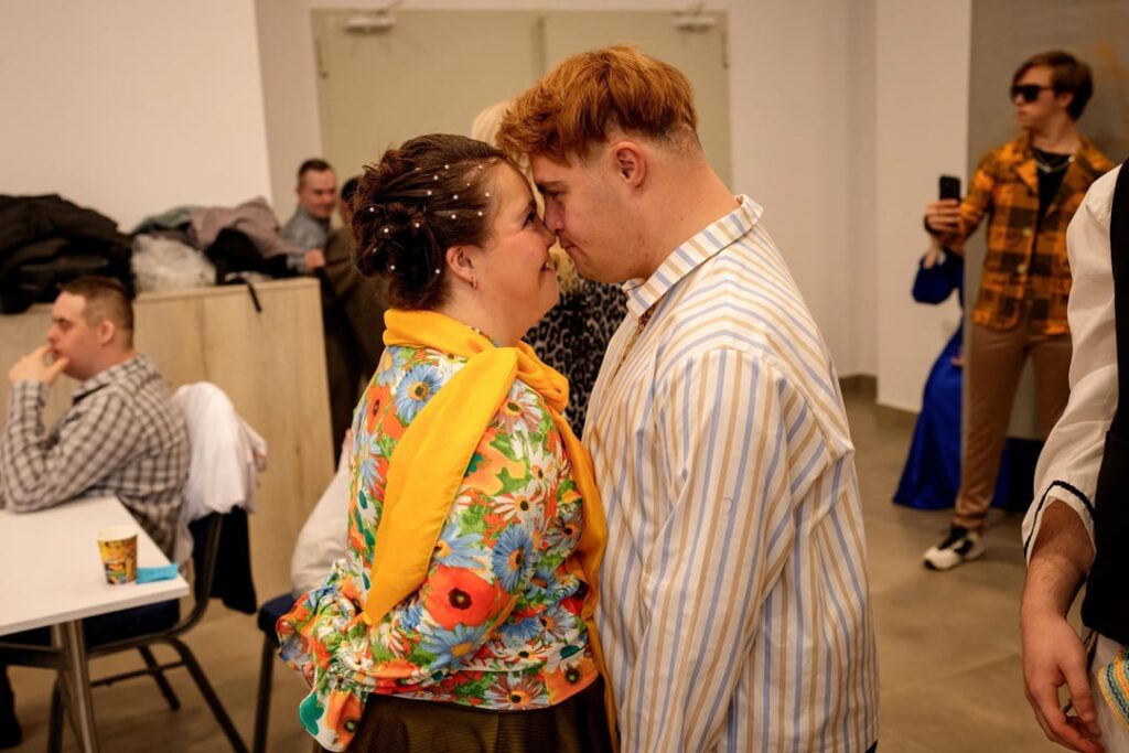 Models with Down syndrome walk a Bucharest runway for World Down Syndrome Day