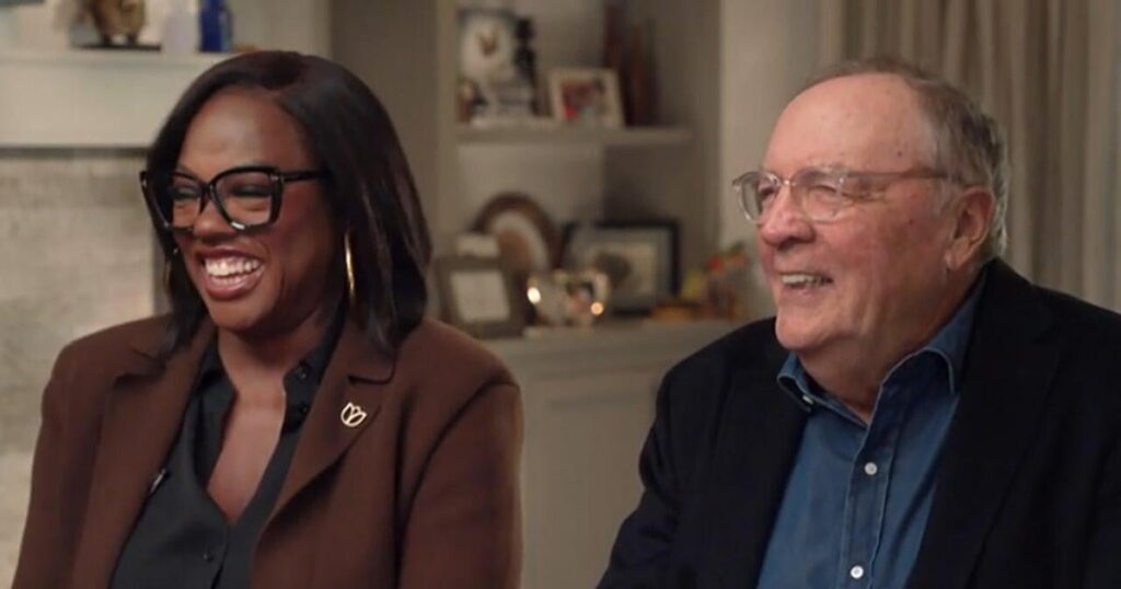 Viola Davis and her latest co-star, author James Patterson