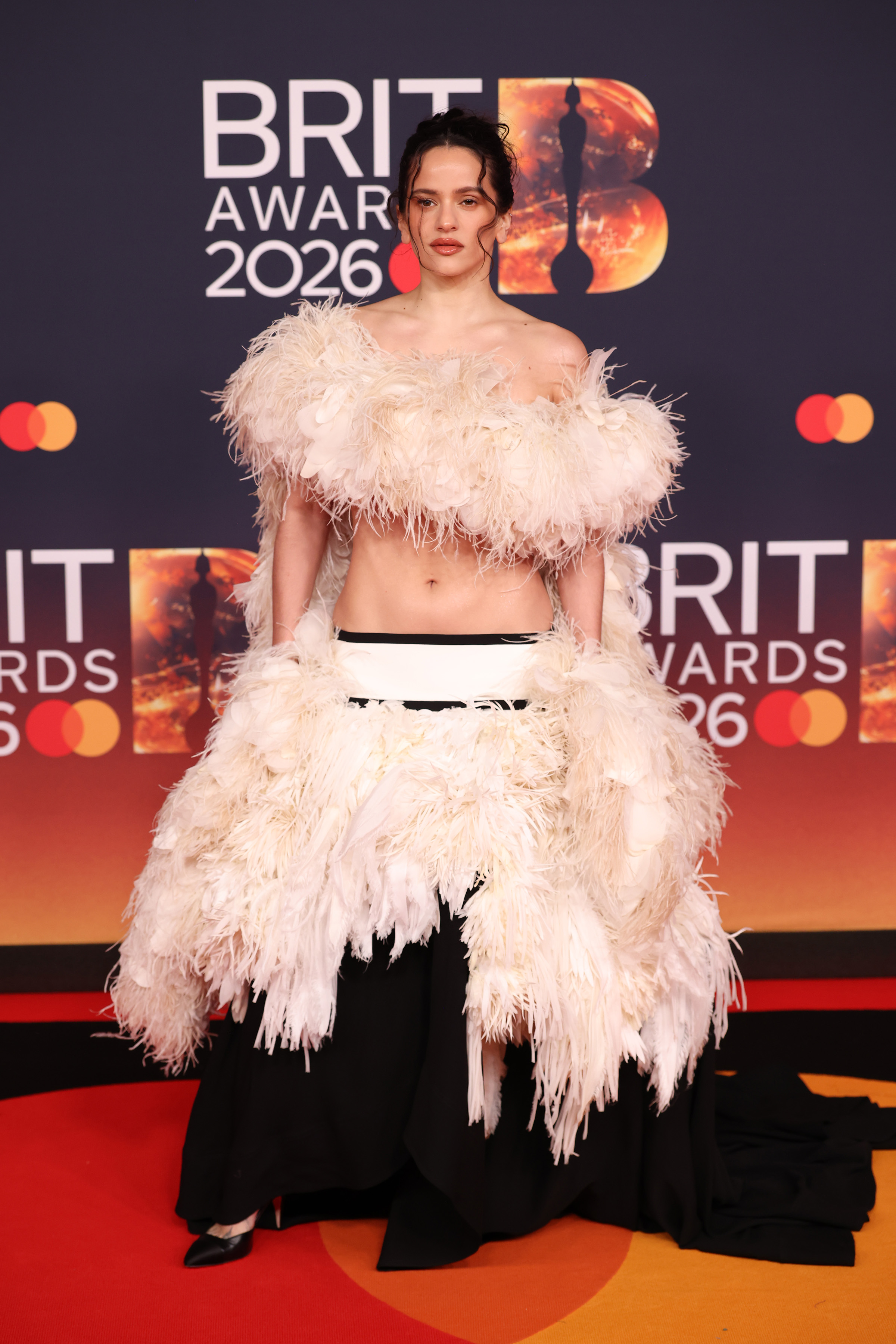 Celebrities on the red carpet at the 2026 BRIT Awards in Manchester