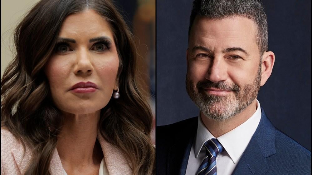 Jimmy Kimmel on Trump Firing Homeland Security Secretary Kristi Noem: ‘The Funniest Thing Would Be If They Deport Her to El Salvador’