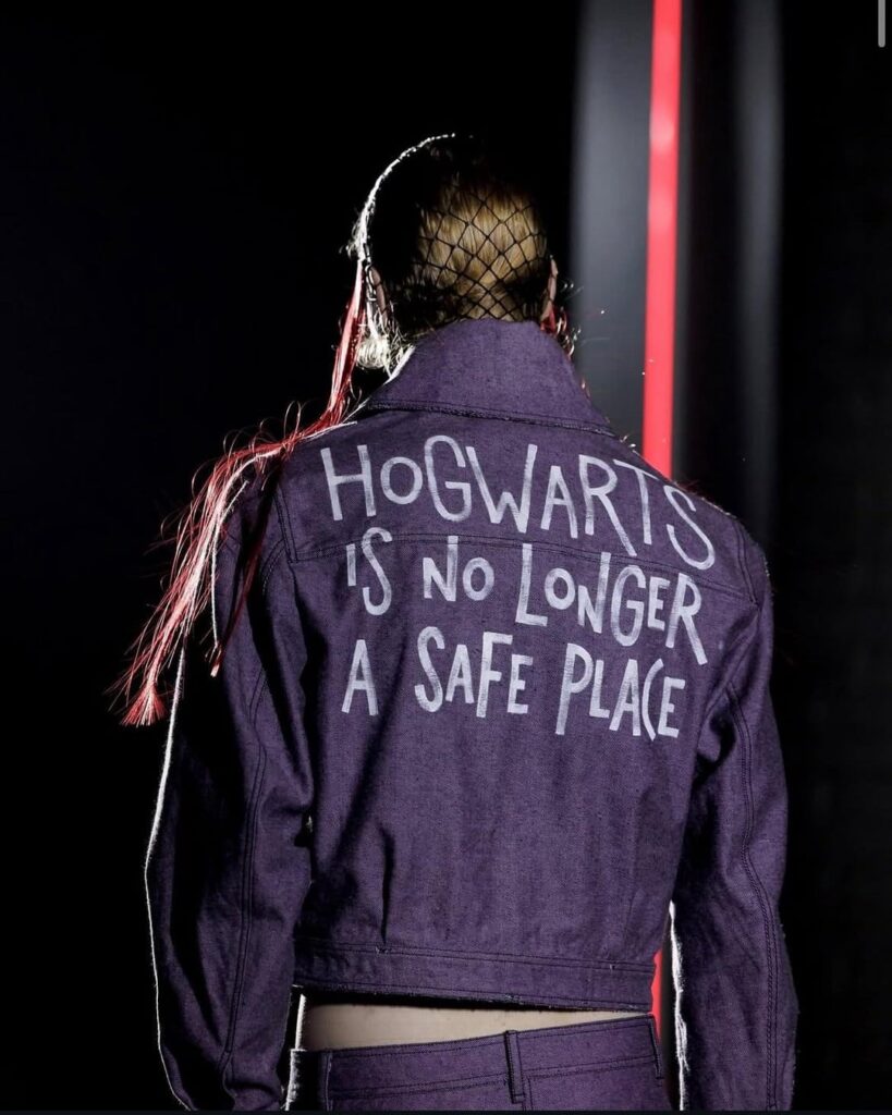 Alexandri Studio latest runway looks - shaped by queer bodies, identity, and experimentation (plus a Hogwarts message)