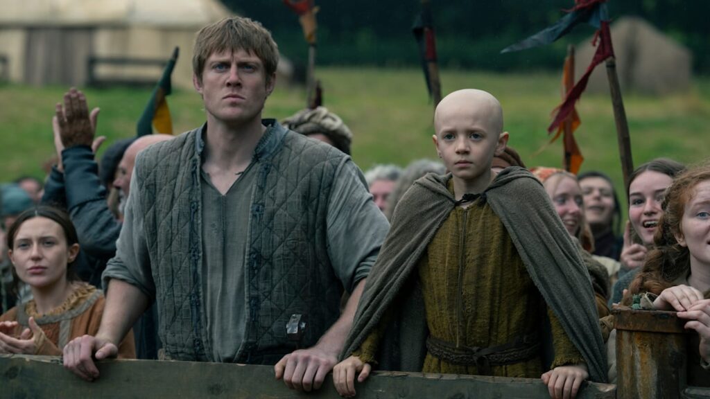 Peter Claffey (Dunk) and Dexter Sol Ansell (Egg) in A Knight of the Seven Kingdoms.