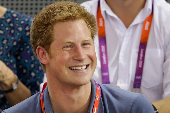 Prince Harry at age 27, around the time he sent the friendly Facebook messages to Griffiths. 
