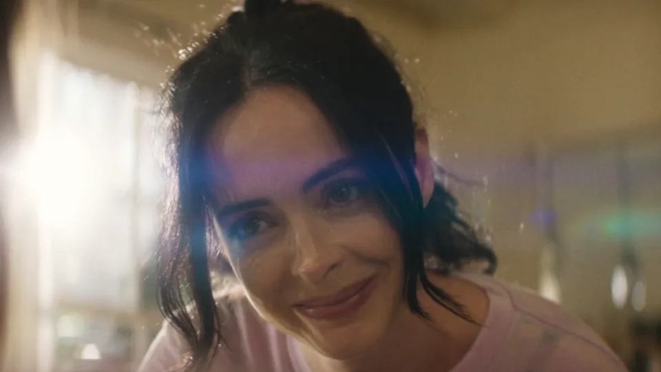 Jessica Jones smiling at her daughter in Daredevil: Born Again