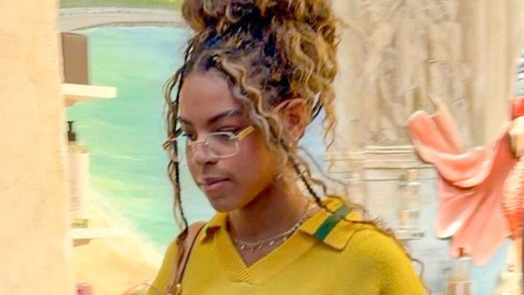 Blue Ivy and Rumi Carter step out in stylish denim looks while shopping in Paris