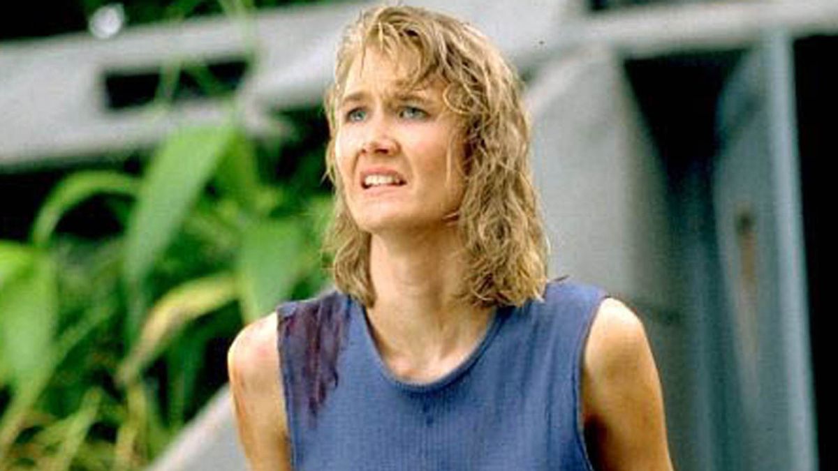 Actress Laura Dern stars as Dr. Ellie Sattler in Jurassic Park