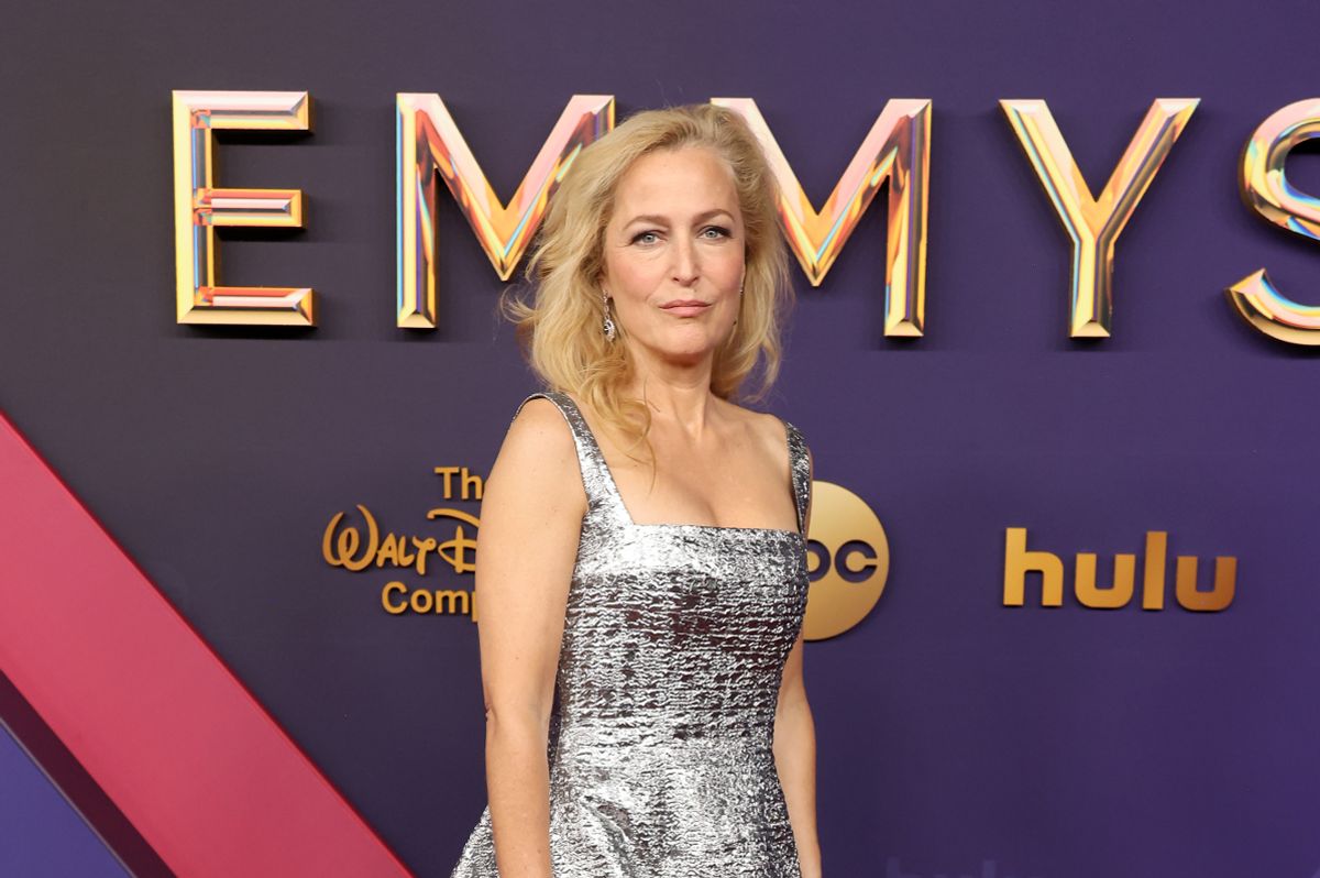 Gillian Anderson attends the 76th Primetime Emmy Awards at Peacock Theater