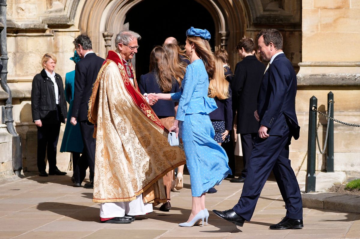 Peter Phillips with wife-to-be Harriet Sperling