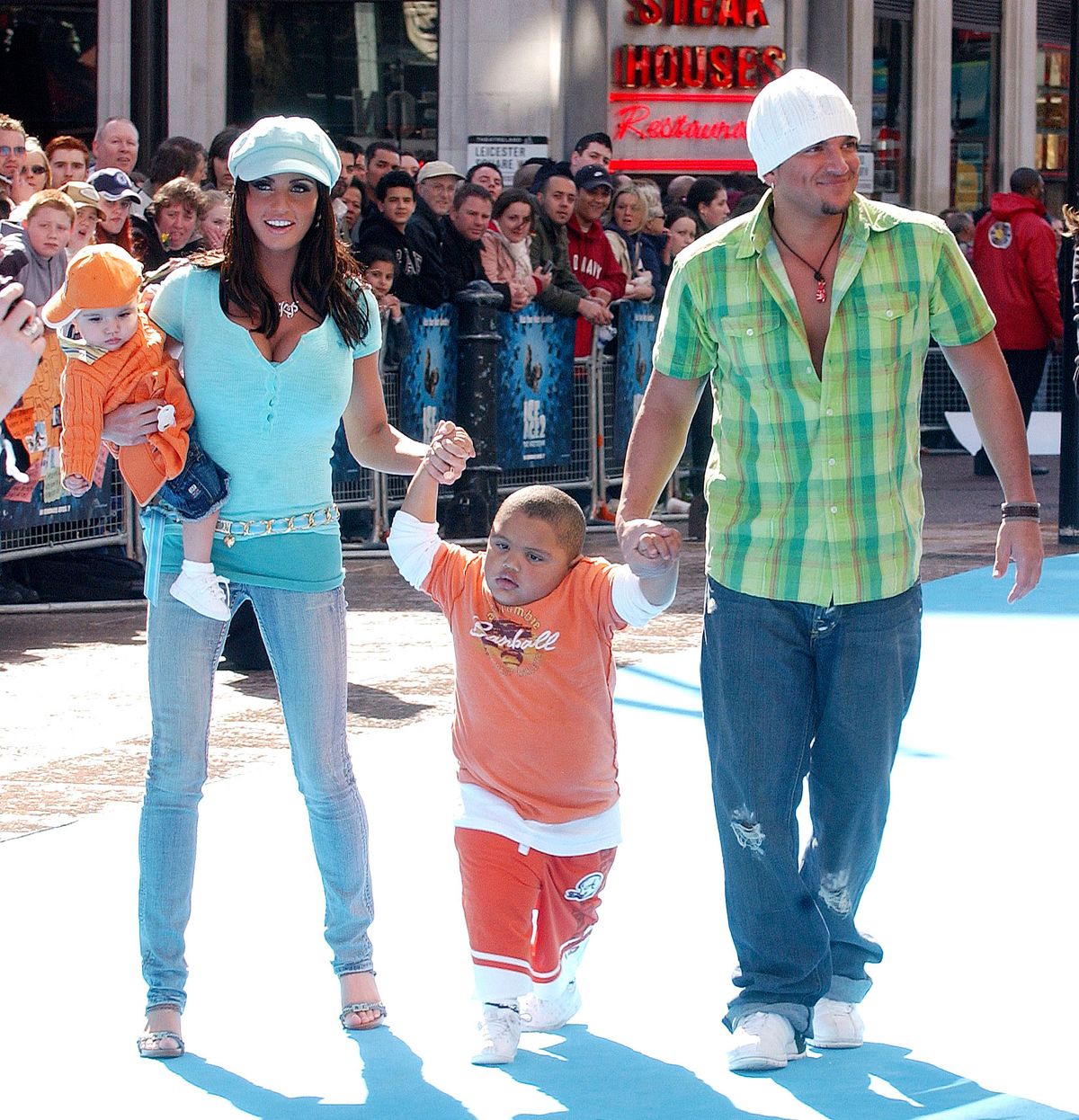 Peter Andre in happier times with ex-wife Katie Price at the Ice Age film premiere