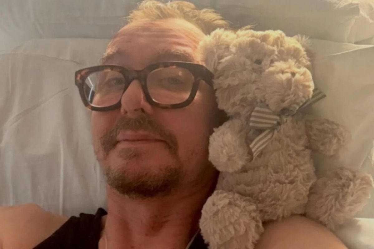 Matt King in hospital