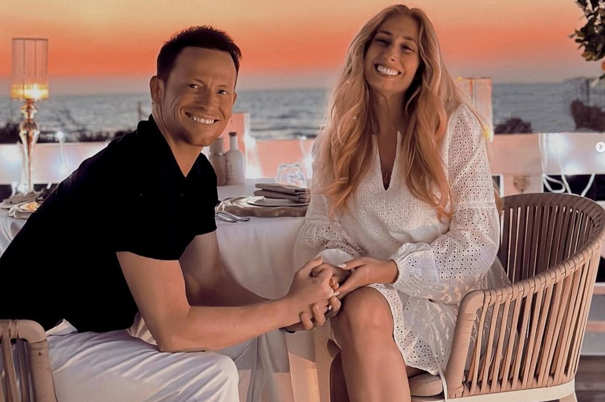 Stacey Solomon and Joe Swash