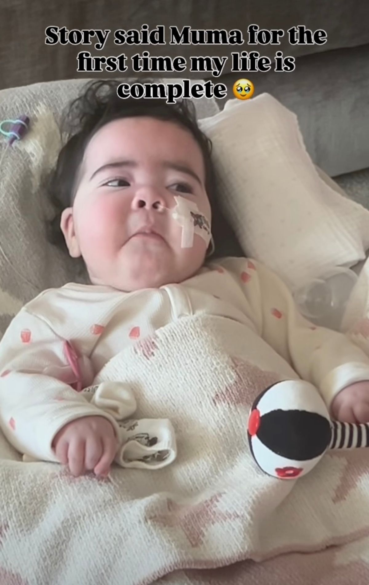 Story said the word 'mumma'