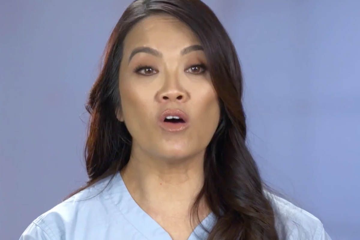 The TV star said she noticed the symptoms while filming