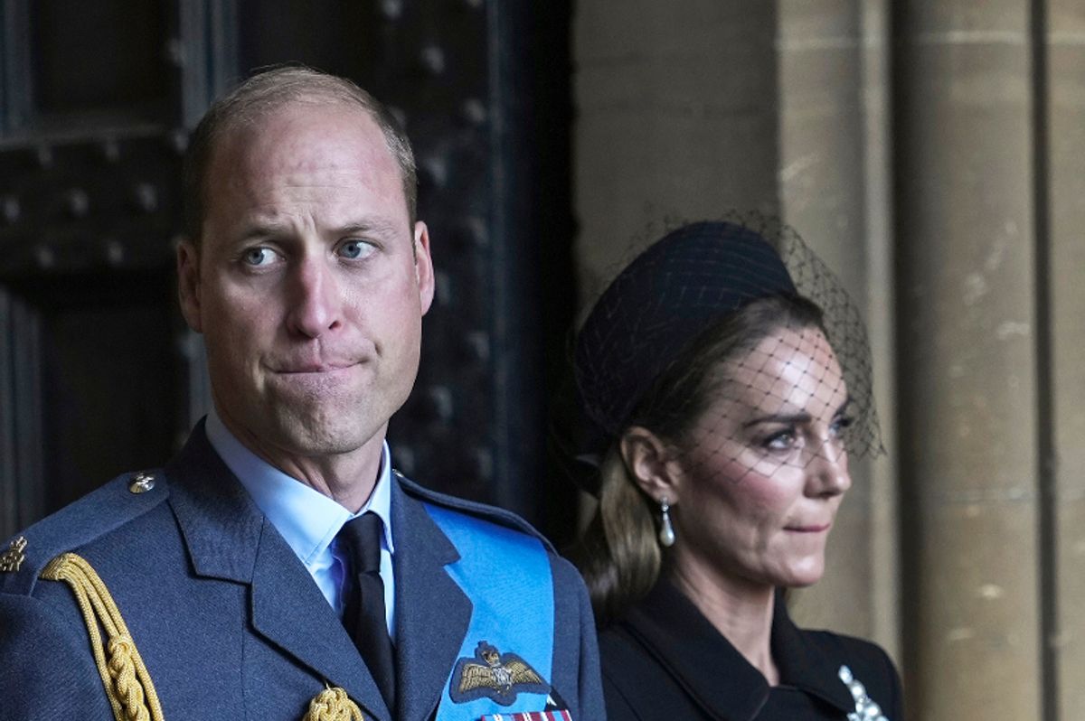 Prince William and Kate Middleton at Queen Elizabeth II's funeral in September 2022