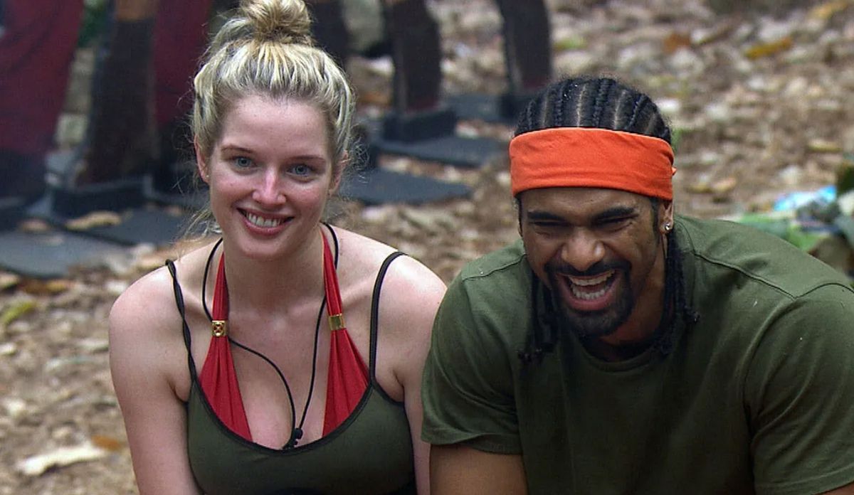 Helen and David first met on I'm A Celeb