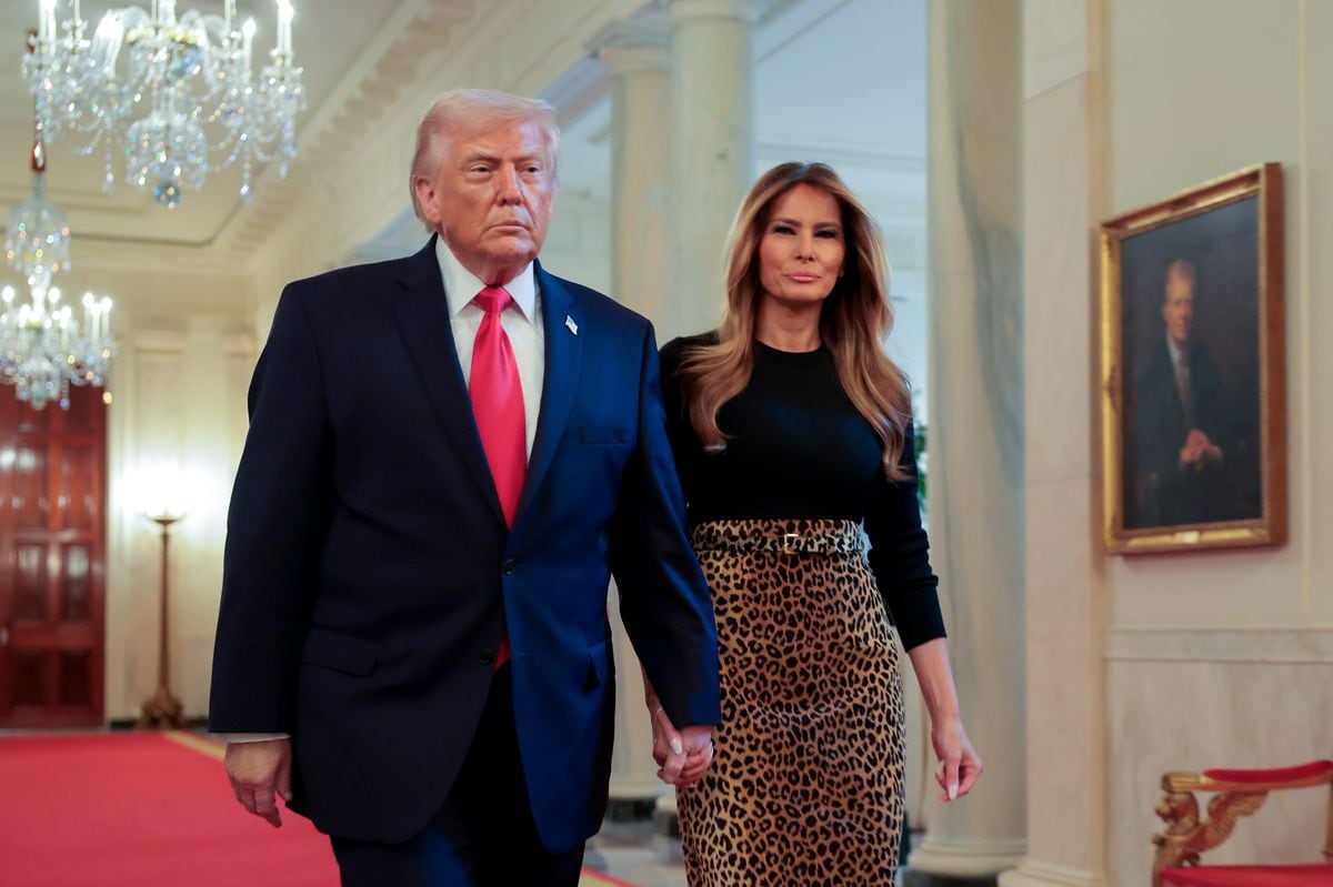 First lady Melania Trump offered an unusually introspective look at her mindset during a Women's History Month celebration at the White House, describing herself as a “visionary”