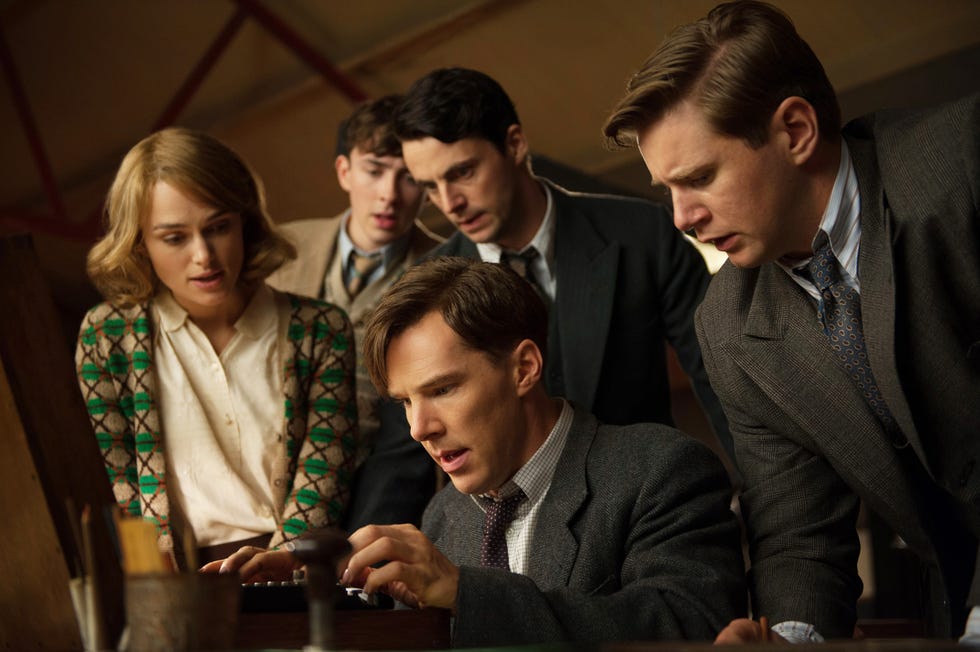 keira knightley, matthew beard, matthew goode, benedict cumberbatch, allen leech, the imitation game