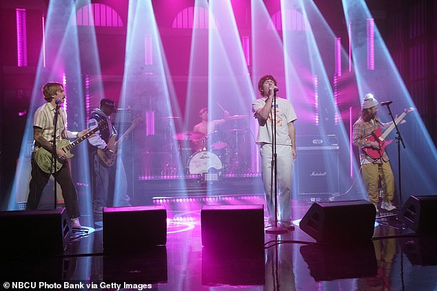 Turnstile released a biting statement to Rolling Stone on Thursday which read: 'Turnstile cut ties with Brady Ebert in 2022 in response to a consistent pattern of harmful behavior affecting himself, the band, and the community'