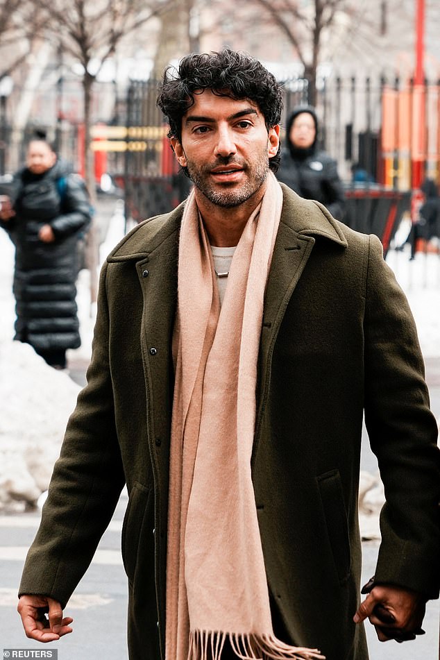 Justin Baldoni has secured a major win over Blake Lively as a judge has dismissed all of the actress' sexual harassment claims against him ahead of their trial; (pictured February)