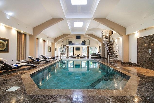 The property on a secluded modern estate in Northumberland comes with an indoor swimming pool and is where Trippier and his estranged wife Charlotte lived when he join Newcastle