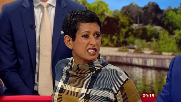 BBC Breakfast host Naga Munchetty says to departing weather woman Carol Kirkwood: ‘I am just waiting for the countdown for you to go'
