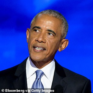 Asked about the unexpected connection on The View, the former US President (pictured) self-deprecatingly joked: 'I think he got the better-looking side of the gene pool'