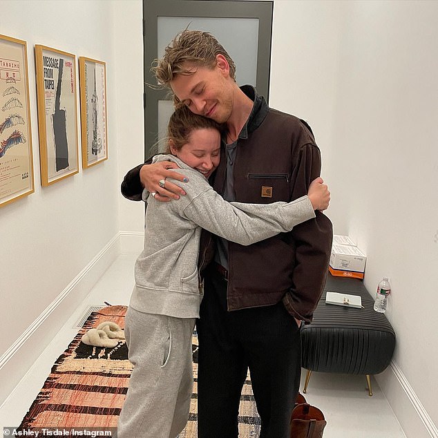 Ashley Tisdale was nearly brought to tears when she found out that she and her former co-star and Hollywood star Austin Butler are 10th cousins once removed (pictured together)