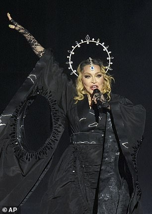 It was recently revealed that Madonna (pictured) is related to Pope Leo XIV, after four decades of clashing with the Catholic Church over her use of religious imagery in her music videos and shows