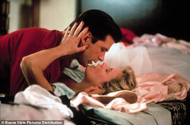 Baldwin starred as engaged millionaire Charley Pearl, who falls for gangster Bugsy Siegel's moll Vicki Anderson (Basinger), in Jerry Rees' 1950s-set rom-com which earned dismal reviews and only earned $12.4 million back from its $26 million budget